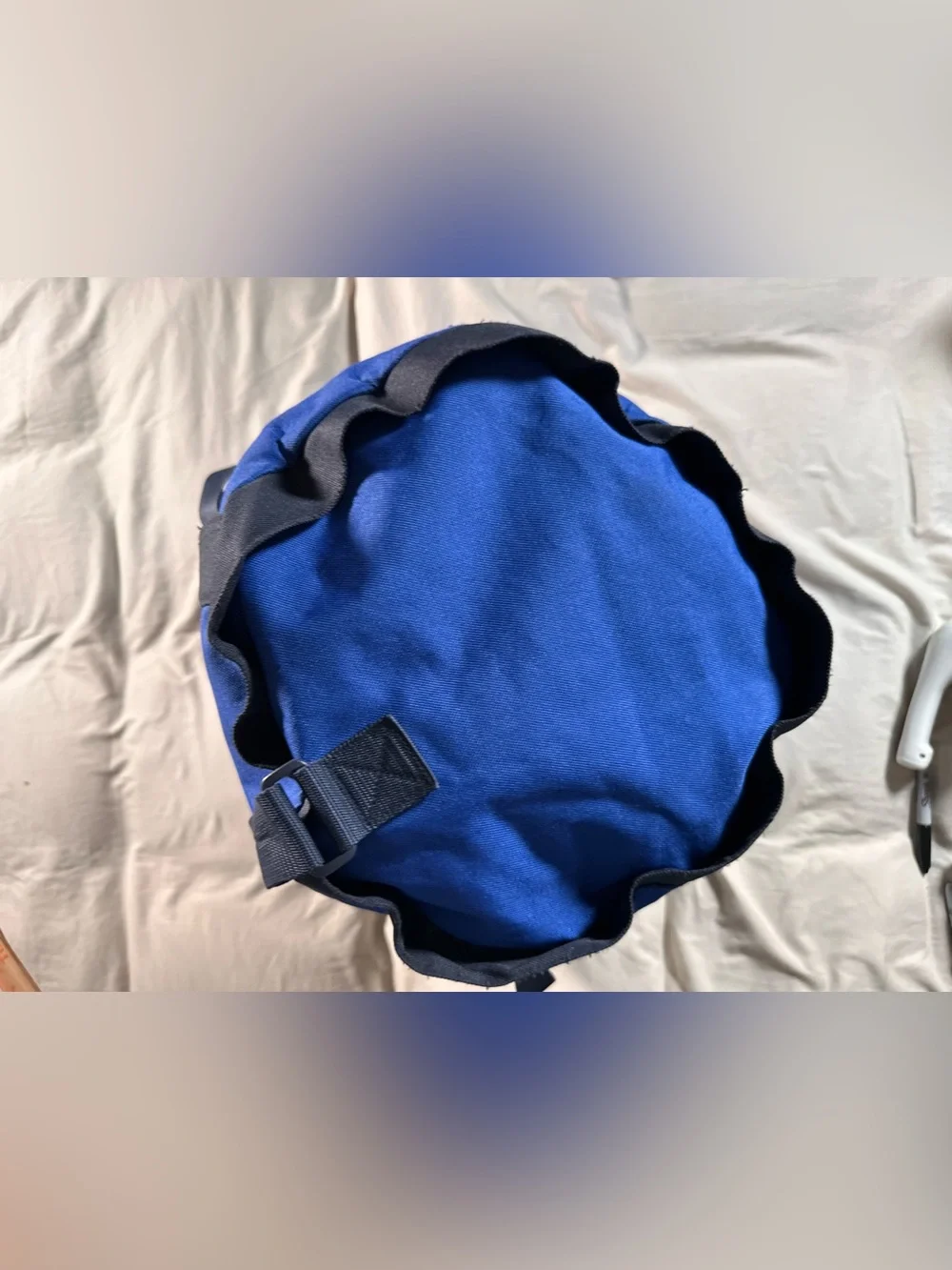 Polo Sport Cylinder Retro Y2K Blue Duffle Bag 2000s Gym Travel Bag Vintage 90s